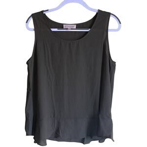 Philosophy Dark Green Tank Top Large